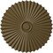 Ekena Millwork Shakuras Ceiling Medallion (For Canopies up to 5 3/4"), Hnd-Painted Mississippi Mud, 33 7/8"OD x 2"P CM34SHMMF - alternate 1